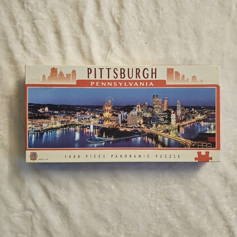 Pittsburgh Pennsylvania Jigsaw Puzzle‎ 1000 piece size 13" X 39"